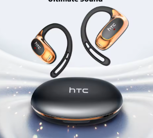Fone de Ouvido Bluetooth HTC Ultimate Sound com case de carregamento